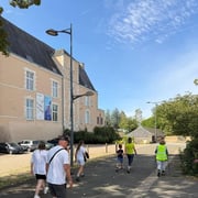 Devant le château