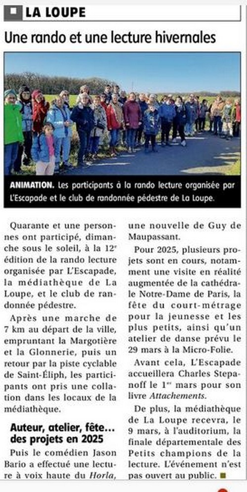 Article de l'Echo républicain